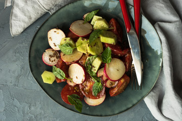 Organic food concept