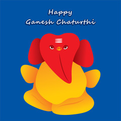 happy ganesh chaturthi design