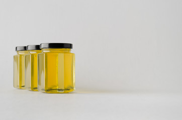 Honey Jar Mock-Up - Three Jars