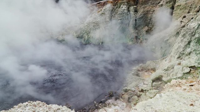 Hei&szlig;e Quelle Hell's Gate bei Taupo auf Neuseeland