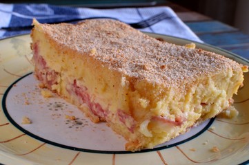 Slice of potato cake