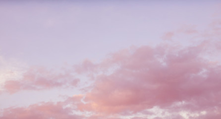 Obraz premium Colorful sky and soft clouds for background and postcard.Abstract and pastel color.