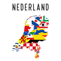 Netherlands regions map