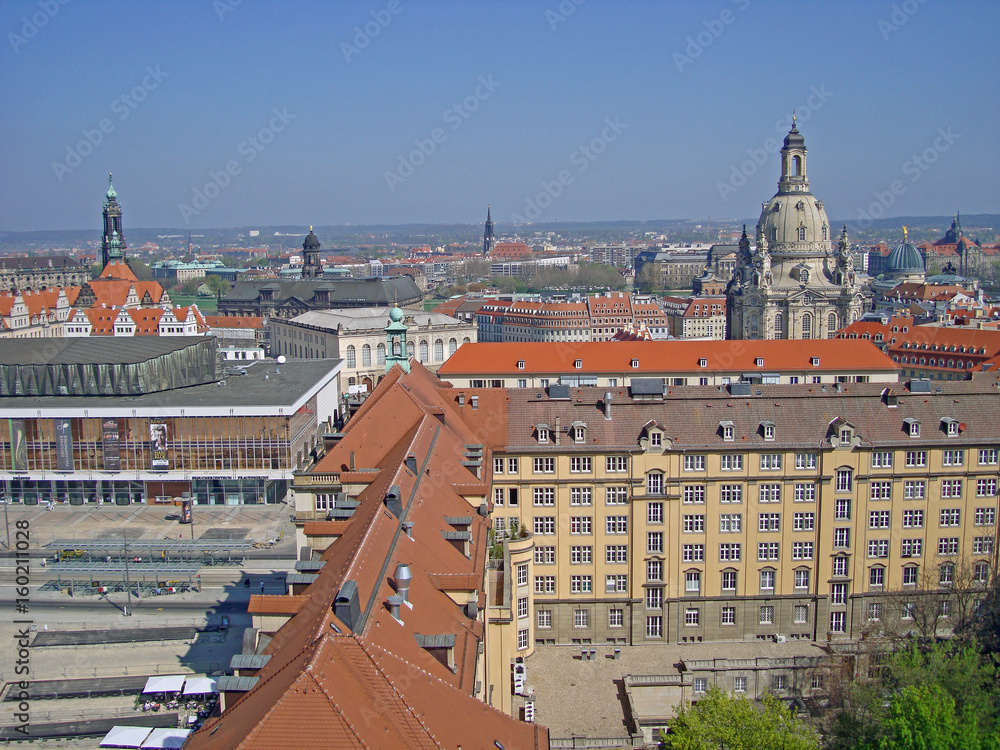 Wall mural dresden-panorama