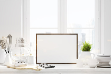 White kitchen table picture