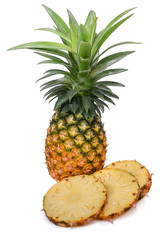 pineapple isolated on white background