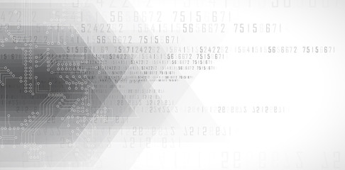 Digital technology world. Business virtual concept. Vector background