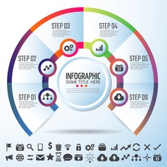 Circle Infographics Design Template