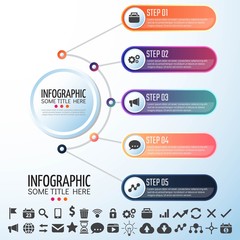 Obraz premium Circle Infographics Design Template