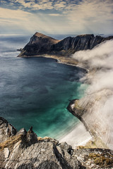 Værøy in lofoten islands. This remote and underappreciated piece on the Lofoten archipelago has remained relatively untouched because getting there requires a ferry from Bødo or Moskenes.