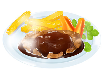 Hamburg steak