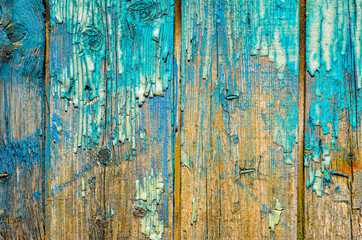 Old painted wood background
