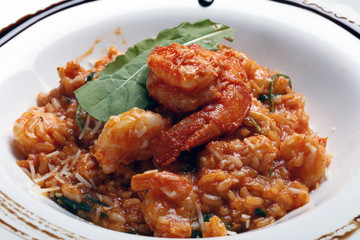 Risotto shrimp