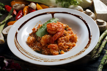 Risotto shrimp