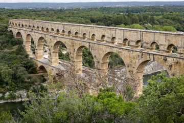Fototapeta premium Pont du Gard we Francji