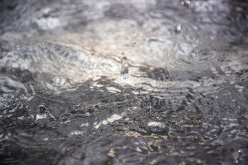 Water drops of background