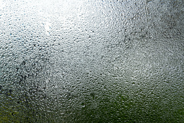 Glass windows condensation