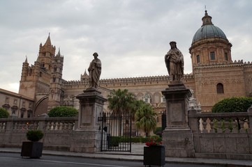 View over the Cathedral in Palermo