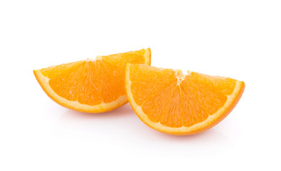 fresh orange isolated on white background