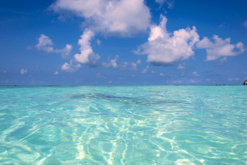 Obraz premium Ocean and Sky on the Maldives