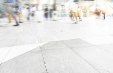 city people crowd abstract background blur action