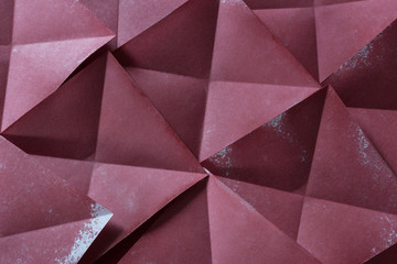 Geometric shapes of paper
