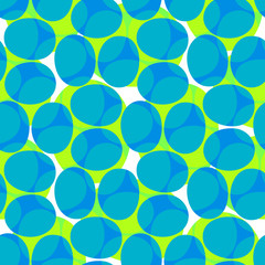 Abstract seamless pattern. Oval shapes motif background. Trendy decoration design