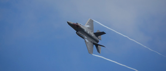 avion de chasse très rapide bannière