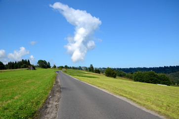 Road in Podhale, Poland