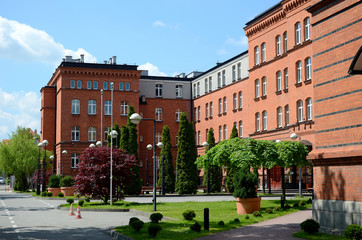 District court building in Gliwice, Poland - obrazy, fototapety, plakaty