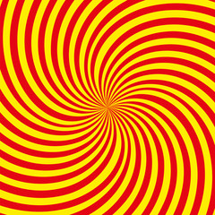 Vector image red and yellow striped background.