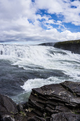 Gulfoss Waterfalls in Iceland
