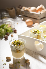 Gelato con  ingredienti freschi