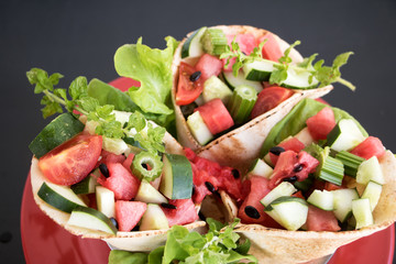 sommerlich leichte Wraps