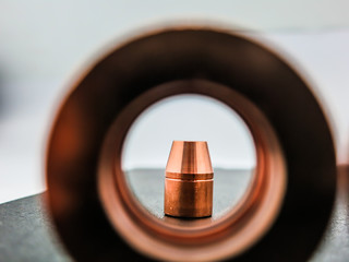 Copper material metal raw product pipe concept focus soom