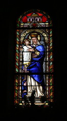 Vitrail de l'&eacute;glise de Souillac