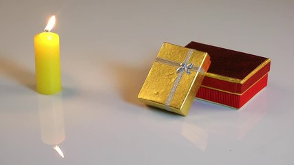 Candles and Gift Box