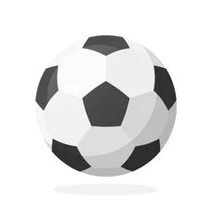 Abwaschbare Fototapete Ballsport Fußball aus Leder