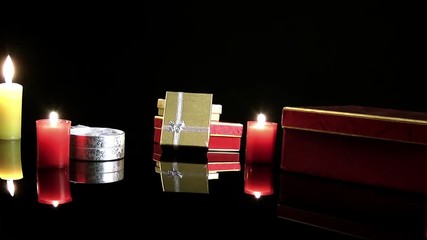 Candles and Gift Box