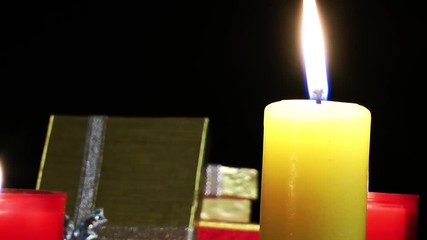 Candles and Gift Box