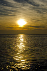 Fototapeta premium Sunset on the Waves