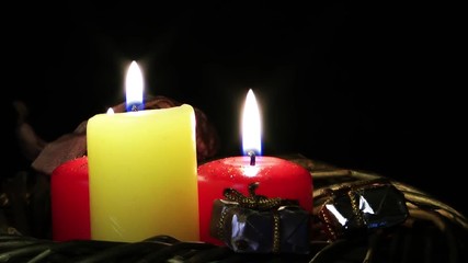 Candles and Gift Box