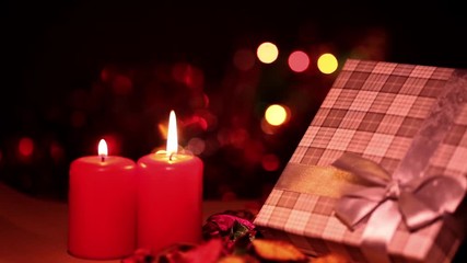 Candles and Gift Box