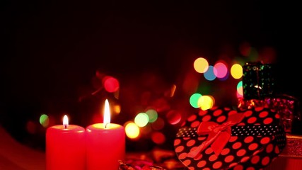 Candles and Gift Box