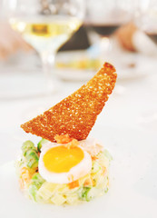 Haute cuisine appetizer