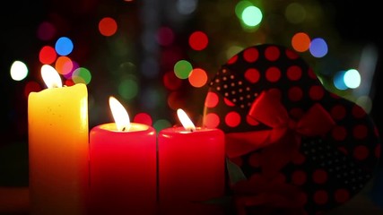 Candles and Gift Box