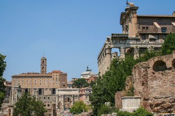 Obraz premium Foro Romano, Roma, Italia