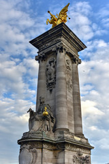 Fototapeta na wymiar Pont Alexandre III - Paris, France