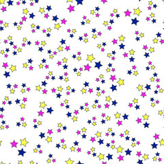 Seamless pattern with stars.