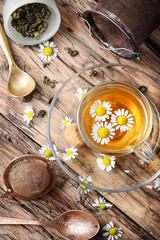 Herbal tea with chamomile